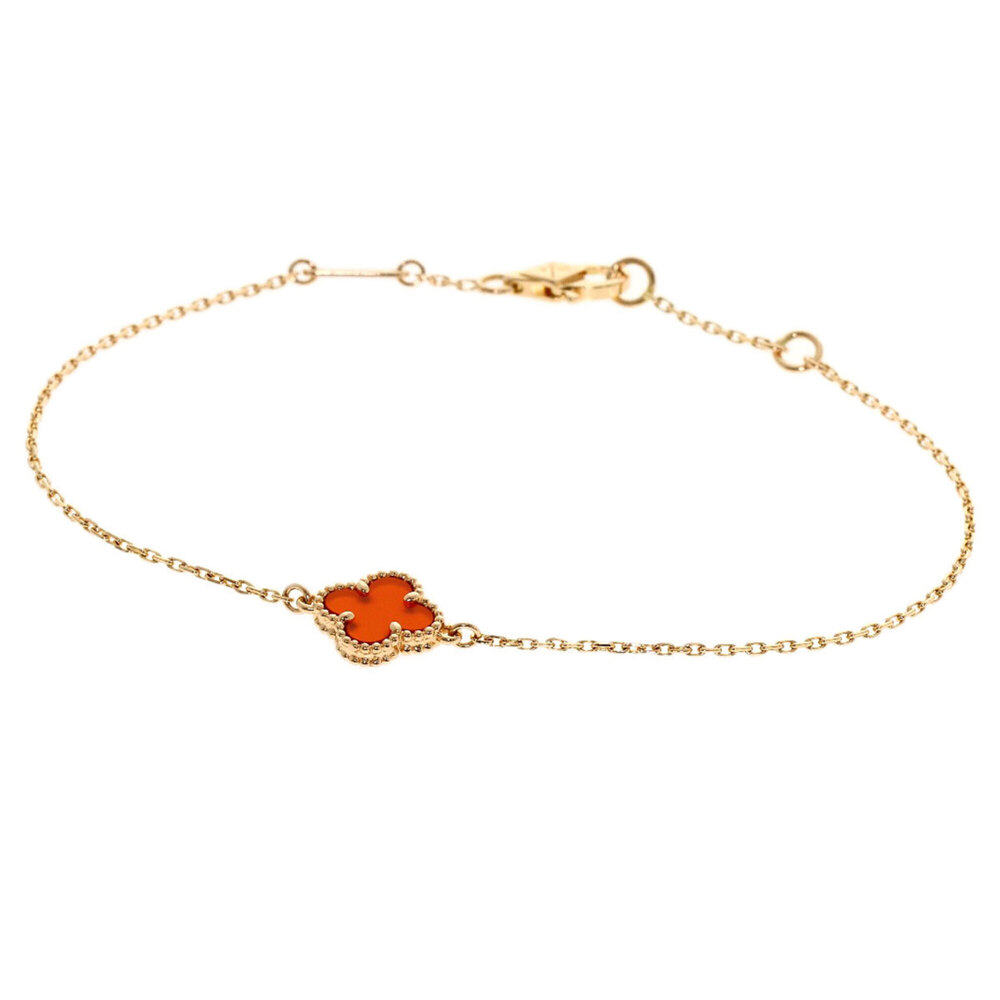 VAN CLEEF & ARPELS 18k Gold Charm Bracelet